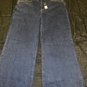 Stretch Wide Leg Women's Jeans